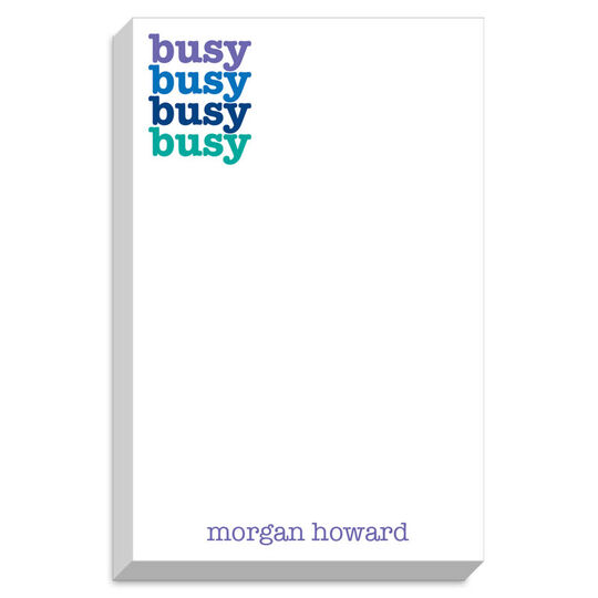 Busy Busy Busy Chunky Notepad